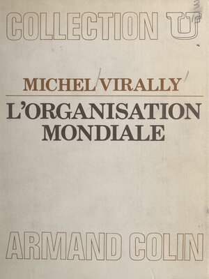 cover image of L'organisation mondiale
